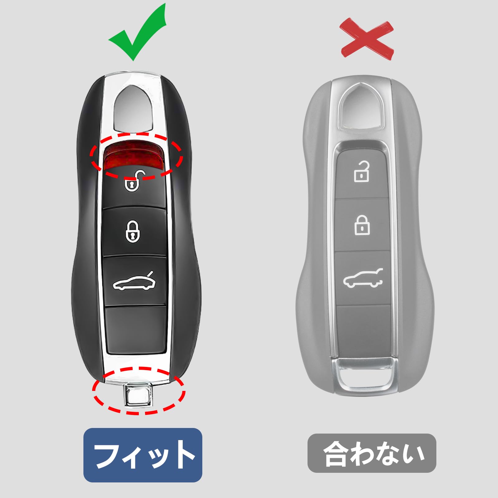 Amazon.co.jp: [T-carbon] リアルカーボンファイバーキーフォブカバー